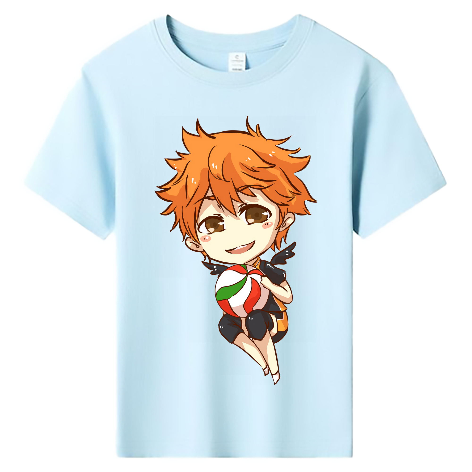 （画像用） ハイキュー!! Haikyu!! 綿100％キッズTシャツ（フロントプリント）